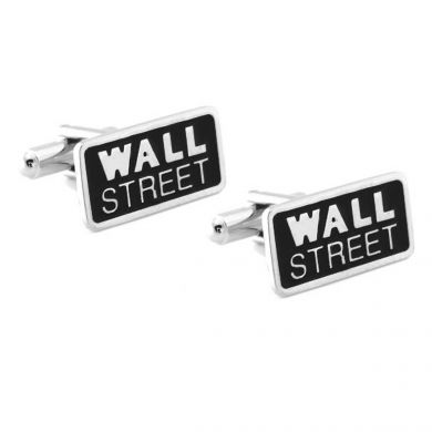 Vintage Wall Street Sign Cufflinks