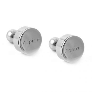 Aspirin Engraved Cufflinks