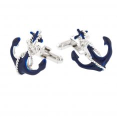 Anchor and Rope Cufflinks