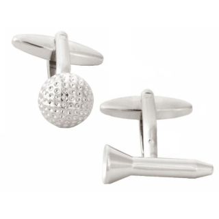 Golf Ball and Tee Cufflinks