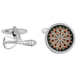 Dart with Dart Board Cufflink Pair