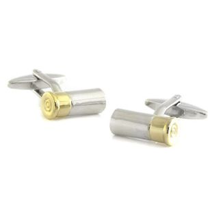 Gun Cartridge Cufflinks