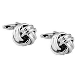 Classic Silver Knot Cufflinks