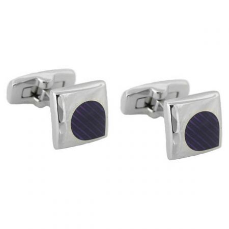 Purple Rain Droplet Cufflinks