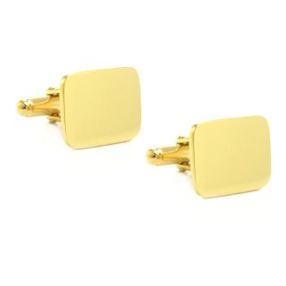 18Kt Vermeil Engravable Cufflinks