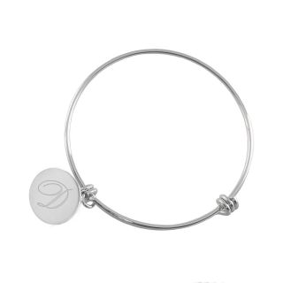 Silver Engravable Charm Bracelet