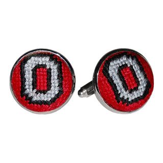 Ohio State Needlepoint Cufflinks