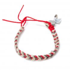Cleveland Indians Game Used Baseball Yarn Bracelet