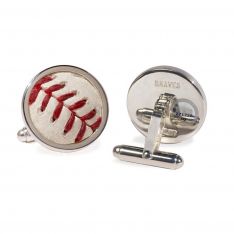 Atlanta Braves Game Used Baseball Cuff Links