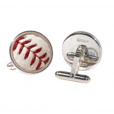 Kansas City Royals Game Used Baseball Cufflinks