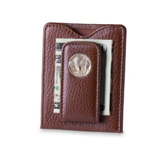 Buffalo Nickel Front Pocket Money Clip Wallet