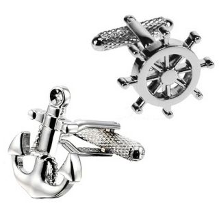 Anchor & Wheel Cufflinks