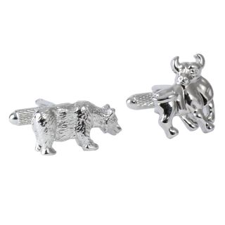 Bull and Bear Cufflinks