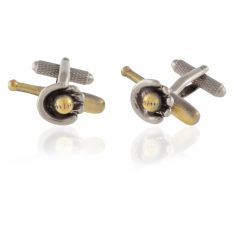 Baseball Bat, Glove & Ball Cufflinks