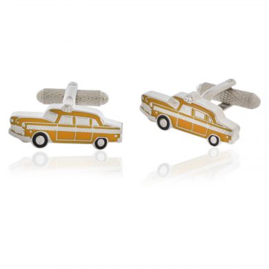 Yellow Cab Cufflinks