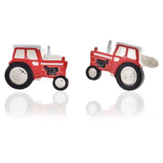 Red Tractor Cufflinks