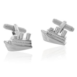 Cruise Liner Ship Cufflinks