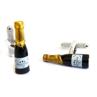 Champagne Bottle Cufflinks