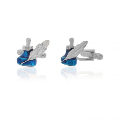 Quill & Ink Pot Cufflinks