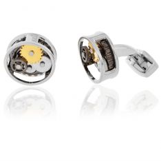 Round Gear Cufflinks