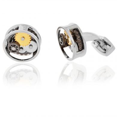 Round Gear Cufflinks