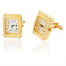 Gold Watch Cufflinks