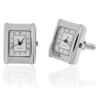 Silver Watch Cufflinks