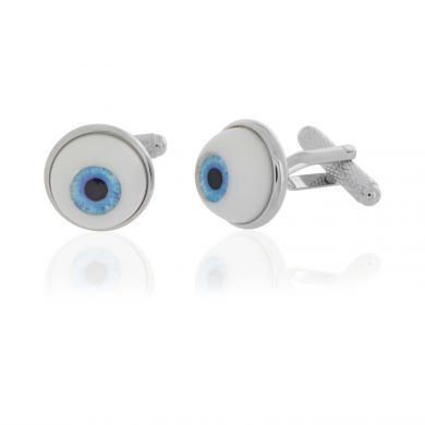 Blue Eyeball Cufflinks