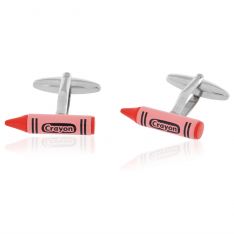 Red Crayon Cufflinks