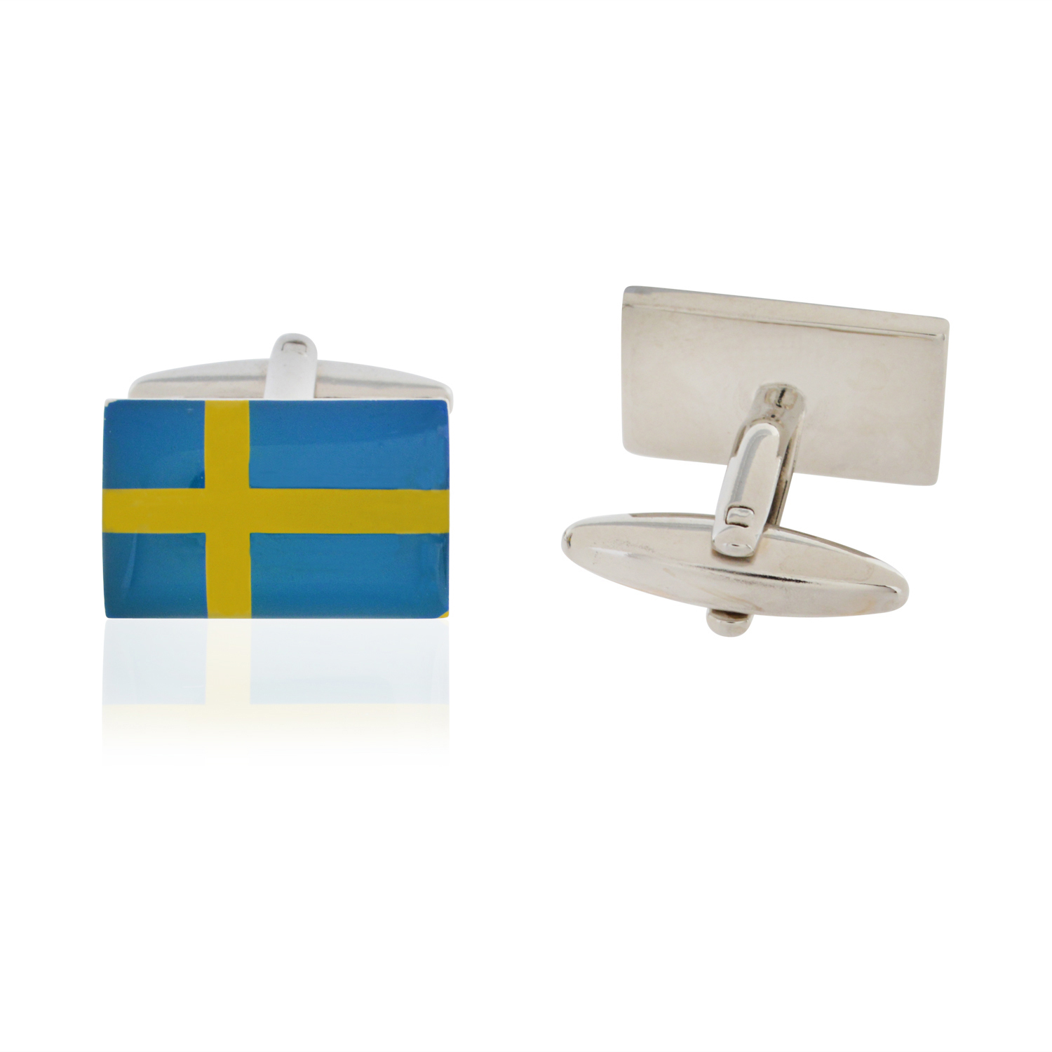 Swedish Flag Cufflinks: Cufflinks Depot