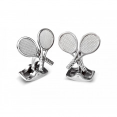 Double Tennis Racket Cufflinks