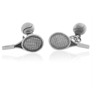 Tennis Racquet Cufflinks