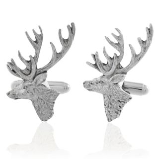 Pewter Stag Cufflinks