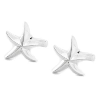 Sterling Starfish Cufflinks