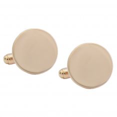 Rose Gold Finish Cufflinks