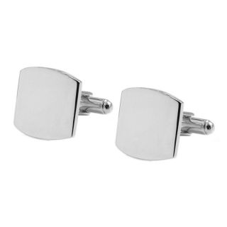 Curved Engraveable Cufflinks
