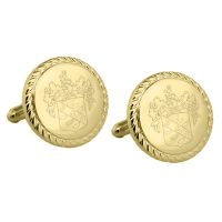 Engravable Family Crest Cufflinks