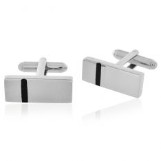Rectangular Divide Cufflinks