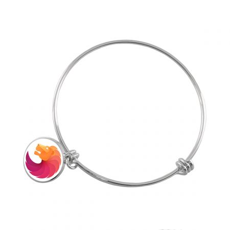 Logo Bracelet Companies Custom Logo Charm Bracelet: Cufflinks Depot