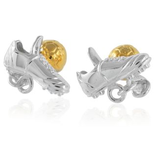 Two-Toned Soccer Cufflinks