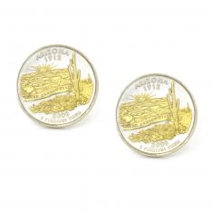 Arizona State Quarter Cufflinks