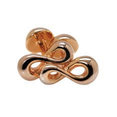 Rose Gold Plated Infinity Symbol Cufflinks