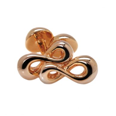 Rose Gold Plated Infinity Symbol Cufflinks