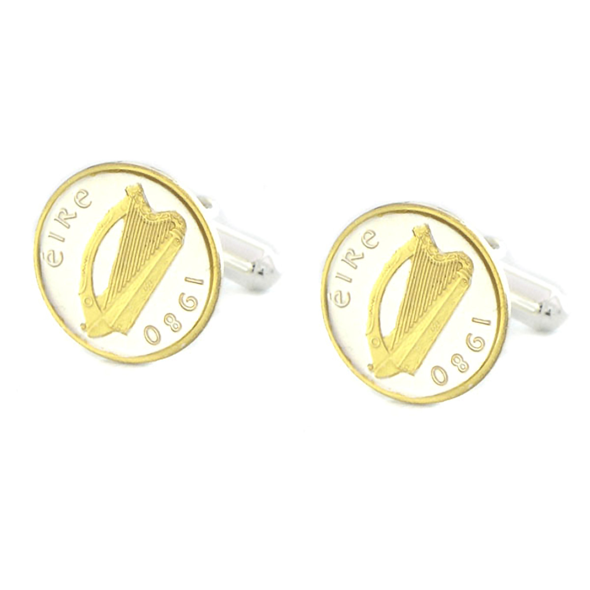 Harp Coin Cufflinks (Ireland) Cufflinks Depot
