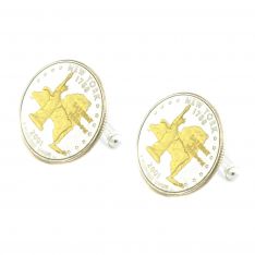 New York State Quarter Cufflinks