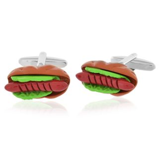 Hot Dog Cufflinks