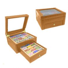 39 Pair Cufflinks Collector's Case