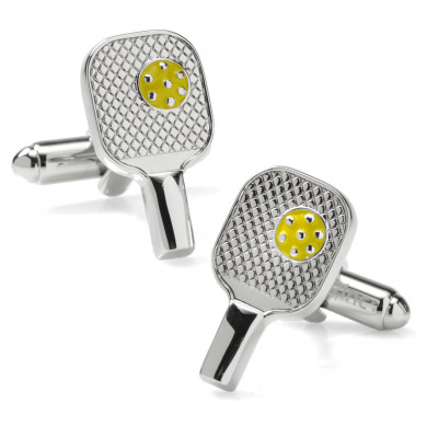 Pickleball Racket Cufflinks