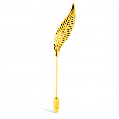 Gold Fern Lapel Pin