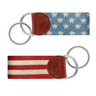 Stars and Stripes Key Fob